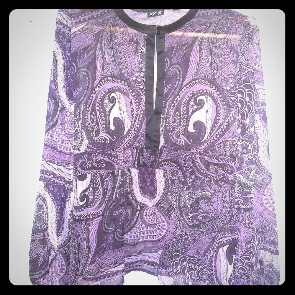 Apt 9 Womens Career long sleeve blouse